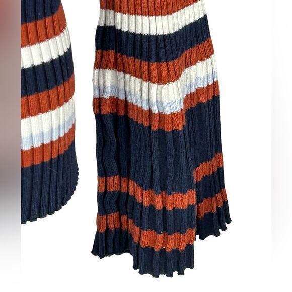 Bar III Bell Sleeve Striped Ribbed Sweater size Medium - Picture 6 of 16